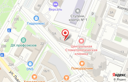 Мебельный салон Стим-СервиС в Центральном районе на карте