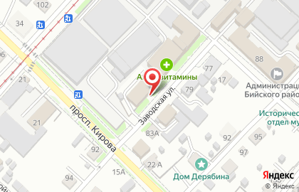 Отдел полиции по Бийскому району межмуниципального управления МВД России Бийское на карте