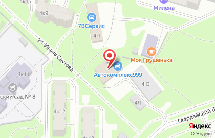 Автосервис Автокомплекс999 в Пушкине на карте