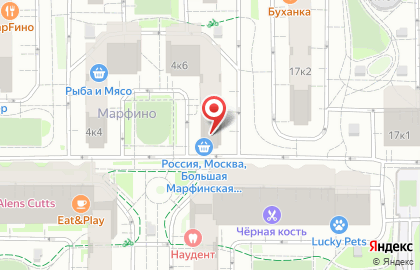Мини-маркет Первым делом на Большой Марфинской улице на карте