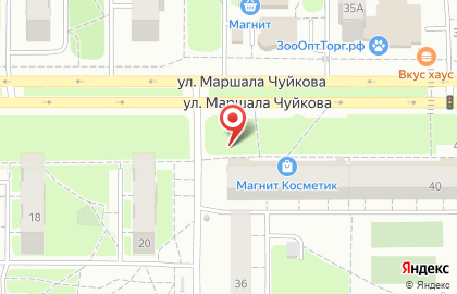 Магазин овощей и фруктов в Ново-Савиновском районе на карте
