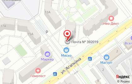 Почта России в Тамбове на карте