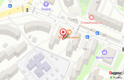 Золотой колос на улице Миронова на карте