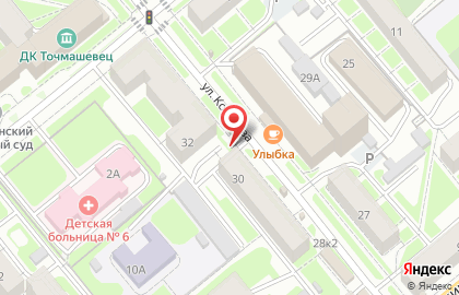 Фирменный киоск Хлебушек и булочки в Дзержинском районе на карте