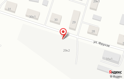 Продовольственный магазин на улице Фрунзе на карте