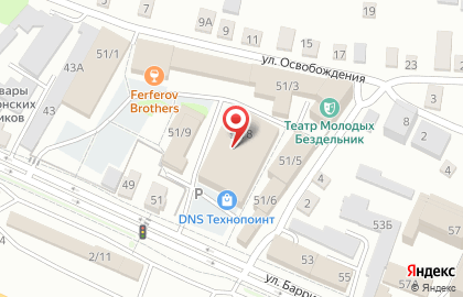 Город-Сад на улице Баррикад на карте