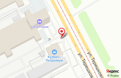Киоск фастфудной продукции на улице Терешковой на карте