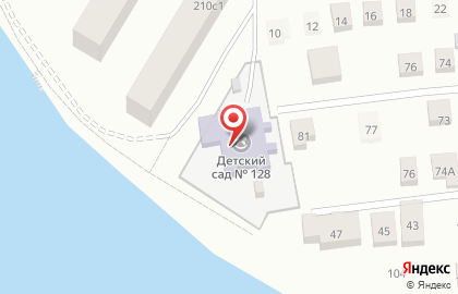 Детский сад №128 на Приволжской улице на карте
