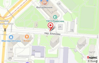 Талисман в Центральном округе на карте