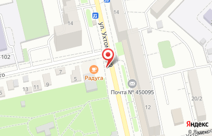 Радуга на улице Ухтомского на карте