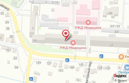 Поликлиника на ​Братьев Степановых, 34 на карте