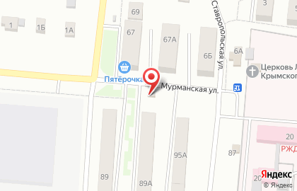 Павильон продукты №14 на карте