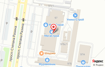 Дамиан на Степана Разина на карте