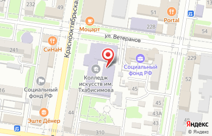 1C на Краснооктябрьской улице на карте