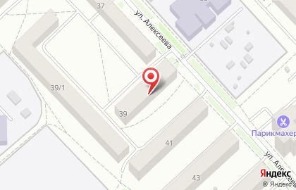 Компания Квадрат на улице Алексеева на карте
