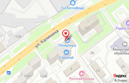 Супермаркет Пятёрочка в Первомайском районе на карте
