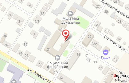 Фонд заполнения бланков правовой и консультативной помощи населению на Малой Московской улице на карте