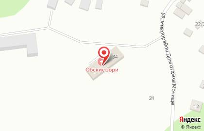 Обские Зори, МБУ на карте