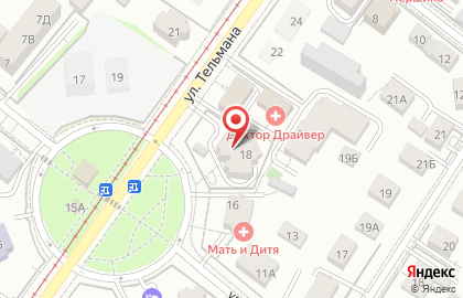 Страховая компания ВСК, СОАО на улице Тельмана на карте
