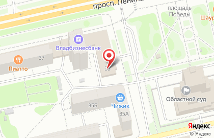 Банкомат АКБ Московский Индустриальный Банк, Владимирское региональное управление на проспекте Ленина на карте