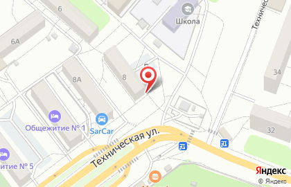 Общежитие в Ленинском районе на карте