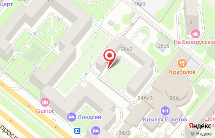 Милана на Ленинградском проспекте на карте