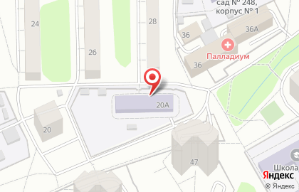 Детский сад №244 общеразвивающего вида на карте