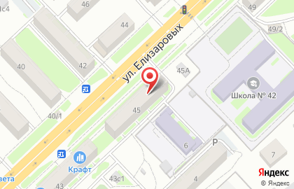 Парфюмер на улице Елизаровых на карте