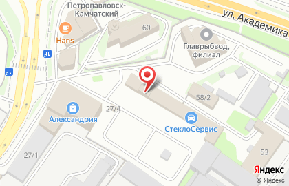 Сервисный центр АСЦ Контур в Петропавловске-Камчатском на карте