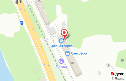 Торговый центр Красная горка на карте
