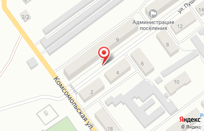 Дом на улице Пушкина на карте