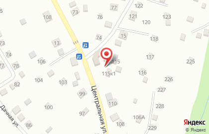 Продовольственный магазин на Центральной, 115 к1 на карте