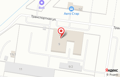 ООО АвтоРегион на Транспортной улице на карте