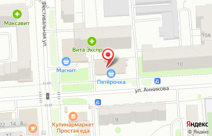 Сеть супермаркетов Пятёрочка в Йошкар-Оле на карте