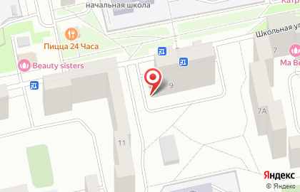 Любимый на Школьной улице на карте