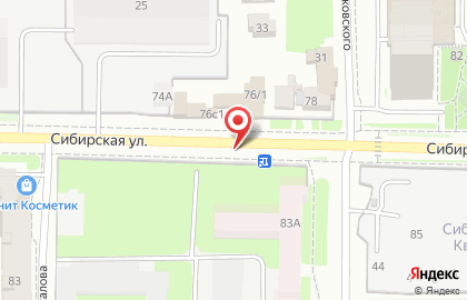 Центр лечебной физической культуры, ООО на Сибирской улице на карте