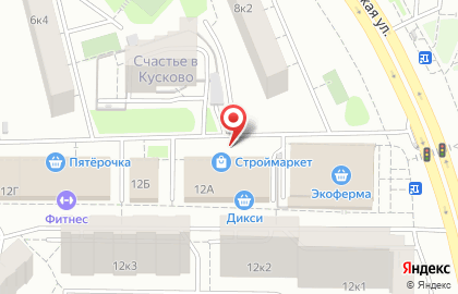 Каприз на Вешняковской улице на карте