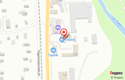 Пункт приема металлолома Метагон, пункт приема металлолома на Партизанской улице на карте