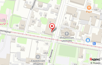 Тульское областное отделение Всероссийское добровольное пожарное общество на улице Коминтерна на карте
