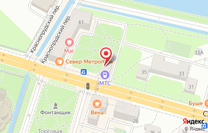 Салон продаж МТС на Санкт-Петербургском проспекте, 37 на карте