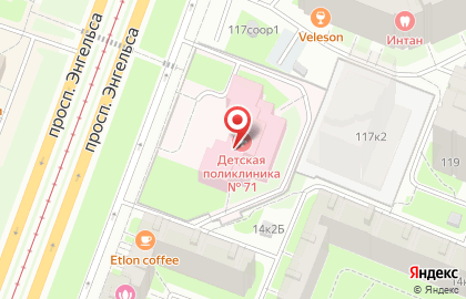 Бассейн в Санкт-Петербурге на карте