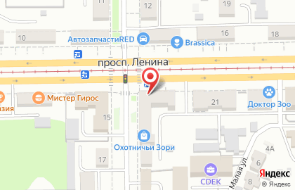 Ювелирный магазин-мастерская Золотой Стандарт на проспекте Ленина на карте