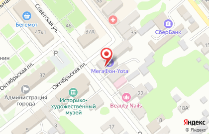 Yota в Тамбове на карте