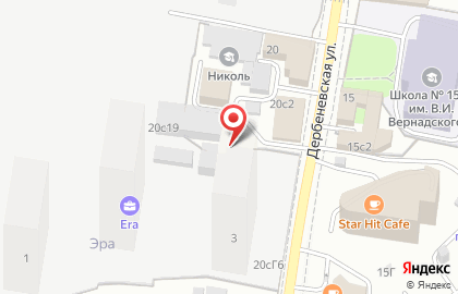 Промсервис на Дербеневской улице на карте