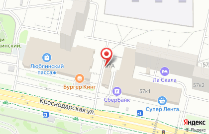 Продуктовый магазин на Краснодарской, 57а на карте
