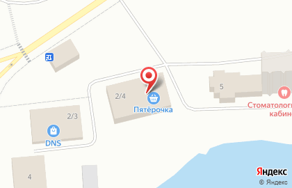 Универсам Пятёрочка в Снежногорске на карте