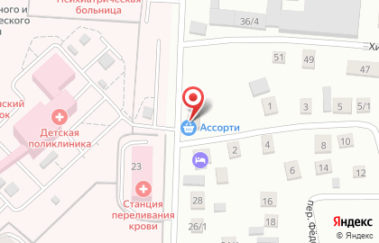 Магазин Ассорти на Шоссейной улице на карте