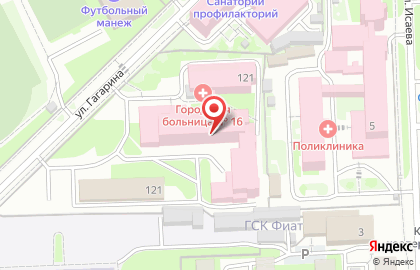 ОАО Банкомат, АКБ Абсолют Банк на улице Гагарина на карте