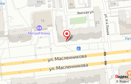 Салон красоты Три Желания на улице Масленникова на карте