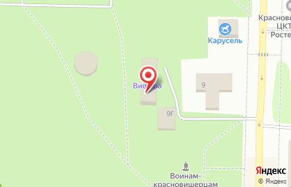 Гостиница Вишера в Красновишерске на карте